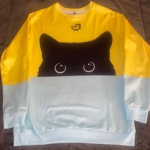 BRAND NEW, JXQS CAT SWEATER. MEDIUM